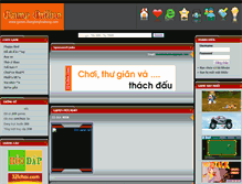 Tablet Screenshot of games.thunglunghoahong.com